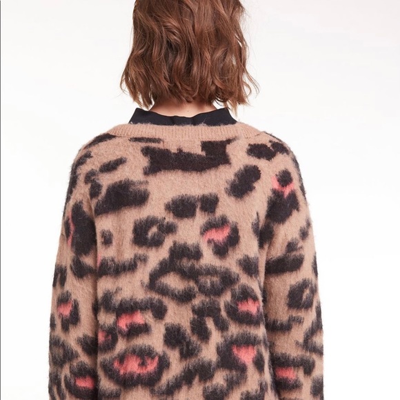 Wildfox Preppy Kitty Tatum Acrylic/Wool Sweater in Size Small - Picture 4 of 15